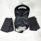 Мультимейкер Crownberg CB-1075 3 В 1 Гриль Сендвичница Вафельница. Изображение №18