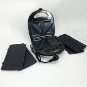 Мультимейкер Crownberg CB-1075 3 В 1 Гриль Сендвичница Вафельница. Изображение №20