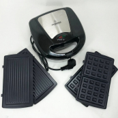 Мультимейкер Crownberg CB-1075 3 В 1 Гриль Сендвичница Вафельница. Изображение №22