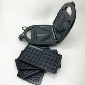 Мультимейкер Crownberg CB-1075 3 В 1 Гриль Сендвичница Вафельница. Изображение №25