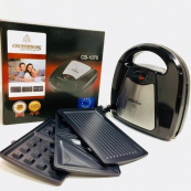 Мультимейкер Crownberg CB-1075 3 В 1 Гриль Сендвичница Вафельница. Изображение №26