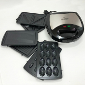 Мультимейкер 4 В 1 Crownberg CB-1074 750Вт Гриль Сендвичница Вафельница Орешница. Изображение №10 Мультимейкер 4 В 1 Crownberg CB-1074 750Вт Гриль Сендвичница Вафельница Орешница. Изображение №10