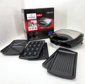 Мультимейкер 4 В 1 Crownberg CB-1074 750Вт Гриль Сендвичница Вафельница Орешница. Изображение №28 Мультимейкер 4 В 1 Crownberg CB-1074 750Вт Гриль Сендвичница Вафельница Орешница. Изображение №28