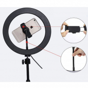 Кольцевая лампа 26 см, лампа для тик тока tiktok, селфи лампа с держателем для телефона. Зображення №8