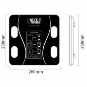 Розумні смарт-ваги Scale TY-619 електронні з додатком на телефон LCD-дисплей загартоване скло. Зображення №2