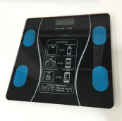 Розумні смарт-ваги Scale TY-619 електронні з додатком на телефон LCD-дисплей загартоване скло. Зображення №3