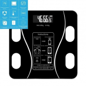 Розумні смарт-ваги Scale TY-619 електронні з додатком на телефон LCD-дисплей загартоване скло. Зображення №4