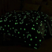 Плед, що світиться в темряві, плюшеве покривало Blanket kids Magic Star 150х100 см флісова ковдра. Колір: синій. Зображення №8