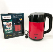 Електрочайник дисковий Rainberg RB-2244 2000 Вт 2л, електронний чайник, дисковий чайник. Колір: червоний. Зображення №10