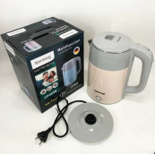 Электрочайник дисковый Rainberg RB-2244 2000 Вт 2л, стильный электрический чайник. Цвет: розовый. Изображение №2