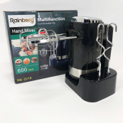 Міксер ручний Rainberg RB-2216 (5 швидкостей, 2 насадки та підставка) 600W, потужний міксер блендер ручний. Зображення №14