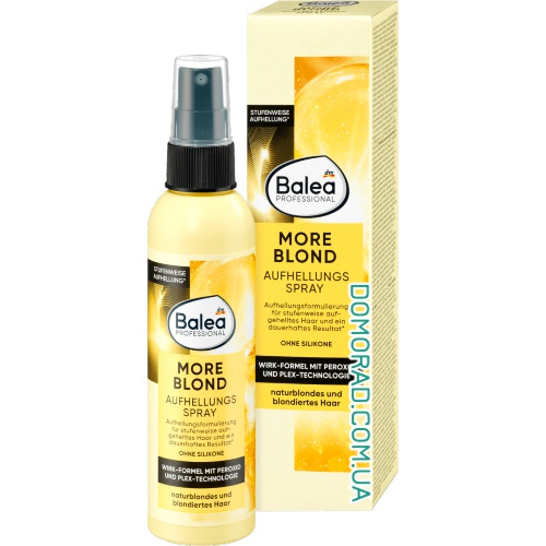 Balea Освітлюючий спрей More Blond 150ml Balea Освітлюючий спрей More Blond 150ml