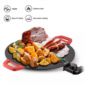 Електричний лист для смаження гриль з антипригарним покриттям RAF R.5304 1800W Варильна поверхня. Зображення №4