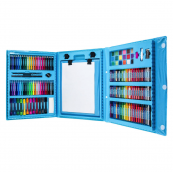 Набор для детского творчества в чемодане из 208 предметов "Чемодан творчества" Голубой. Зображення №4 Набор для детского творчества в чемодане из 208 предметов "Чемодан творчества" Голубой. Зображення №4