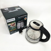 Електрочайник скляний Rainberg RB-2251 - 1л, стильний електричний чайник, безшумний чайник. Зображення №9