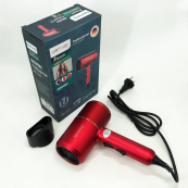 Фен для укладання та сушіння волосся Rainberg RB-2211 + насадка-концентратор, повітряний стайлер. Колір: червоний. Зображення №6