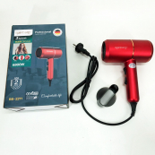Фен для укладання та сушіння волосся Rainberg RB-2211 + насадка-концентратор, повітряний стайлер. Колір: червоний. Зображення №8