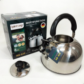 Чайник зі свистком, з нержавіючої сталі для електричних та газових плит Rainberg RB-626 3л. Зображення №8