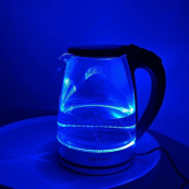 Электрический стеклянный чайник Rainberg RB-2250 с LED подсветкой 2200 Вт 1.8л, хороший электро чайник. Изображение №6 Электрический стеклянный чайник Rainberg RB-2250 с LED подсветкой 2200 Вт 1.8л, хороший электро чайник. Изображение №6