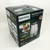 Электрический стеклянный чайник Rainberg RB-2250 с LED подсветкой 2200 Вт 1.8л, хороший электро чайник. Изображение №8 Электрический стеклянный чайник Rainberg RB-2250 с LED подсветкой 2200 Вт 1.8л, хороший электро чайник. Изображение №8