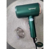 Фен для укладання та сушіння волосся Rainberg RB-2211 + насадка-концентратор, гарний потужний фен. Колір: зелений. Зображення №3