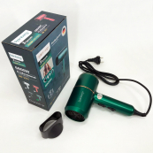 Фен для укладання та сушіння волосся Rainberg RB-2211 + насадка-концентратор, гарний потужний фен. Колір: зелений. Зображення №7