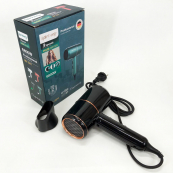 Фен для укладання та сушіння волосся Rainberg RB-2211 + насадка-концентратор, професійний фен. Колір: чорний. Зображення №4