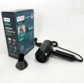 Фен для укладання та сушіння волосся Rainberg RB-2211 + насадка-концентратор, професійний фен. Колір: чорний. Зображення №5