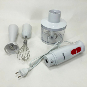 Блендер 3в1 Rainberg RB-2243 500W погружной блендер измельчитель для молочных коктейлей. Цвет: белый. Изображение №9