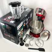 Багатофункціональний кухонний комбайн Rainberg RB-8080 Тістоміс, М'ясорубка, Блендер, Потужний блендер. Зображення №13