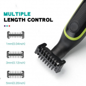 Чоловічий акумуляторний триммер для бороди та вусів VGR V-017 верстат для вологого та сухого гоління. Зображення №9