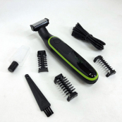 Чоловічий акумуляторний триммер для бороди та вусів VGR V-017 верстат для вологого та сухого гоління. Зображення №12