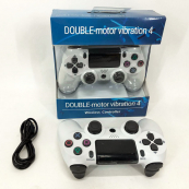 Джойстик DOUBLESHOCK для PS 4, бездротовий ігровий геймпад PS4/PC акумуляторний джойстик. Колір білий. Зображення №9