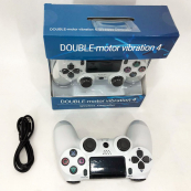 Джойстик DOUBLESHOCK для PS 4, бездротовий ігровий геймпад PS4/PC акумуляторний джойстик. Колір білий. Зображення №10