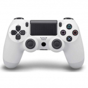 Джойстик DOUBLESHOCK для PS 4, бездротовий ігровий геймпад PS4/PC акумуляторний джойстик. Колір білий. Зображення №16