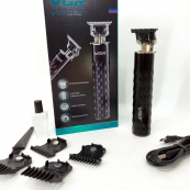 Машинка для стрижки с триммером VGR V-170 для волос, усов и бороды, беспроводная со сменными насадками. Изображение №2