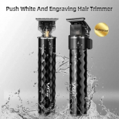 Машинка для стрижки с триммером VGR V-170 для волос, усов и бороды, беспроводная со сменными насадками. Изображение №3