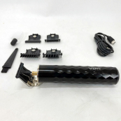 Машинка для стрижки с триммером VGR V-170 для волос, усов и бороды, беспроводная со сменными насадками. Изображение №9