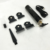 Машинка для стрижки с триммером VGR V-170 для волос, усов и бороды, беспроводная со сменными насадками. Изображение №10