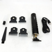 Машинка для стрижки с триммером VGR V-170 для волос, усов и бороды, беспроводная со сменными насадками. Изображение №12