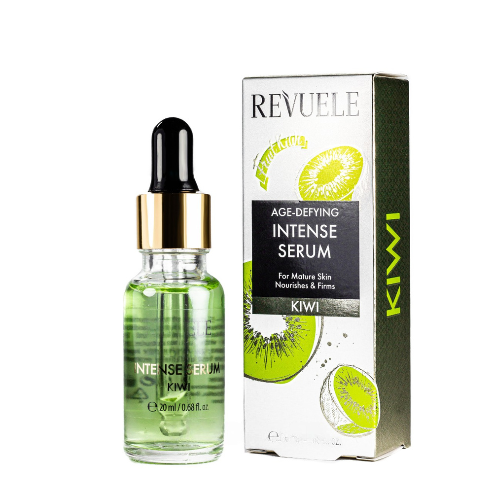 Сироватка для обличчя антивікова Revauele Age-Defying Intense Serum з екстрактом ківі 20 мл Сироватка для обличчя антивікова Revauele Age-Defying Intense Serum з екстрактом ківі 20 мл