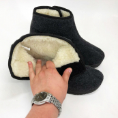 Ботинки мужские утепленные 41р 26,5см, удобная рабочая обувь для мужчин, полуботинки рабочие. Изображение №3 Ботинки мужские утепленные 41р 26,5см, удобная рабочая обувь для мужчин, полуботинки рабочие. Изображение №3