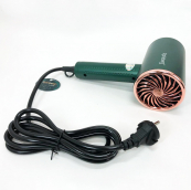 Фен Rainberg RB-2212 8800 W з регуляцією температури та швидкості для сушіння та укладання волосся. Колір: зелений. Зображення №6