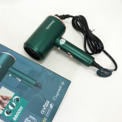 Фен Rainberg RB-2212 8800 W з регуляцією температури та швидкості для сушіння та укладання волосся. Колір: зелений. Зображення №9