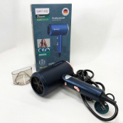 Фен Rainberg RB-2212 8800 W з регуляцією температури та швидкості для сушіння та укладання волосся. Колір: синій. Зображення №3