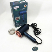 Фен Rainberg RB-2212 8800 W з регуляцією температури та швидкості для сушіння та укладання волосся. Колір: синій. Зображення №10