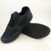 Модні універсальні кросівки із сітки 43 розмір. Чоловічі кросівки з тканини, що дихають. Модель 48177. Колір: синій. Зображення №2