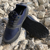 Модні універсальні кросівки із сітки 43 розмір. Чоловічі кросівки з тканини, що дихають. Модель 48177. Колір: синій. Зображення №7