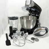 Багатофункціональний кухонний комбайн Rainberg RB-8080 Тістоміс, М'ясорубка, Блендер, Потужний блендер. Зображення №9