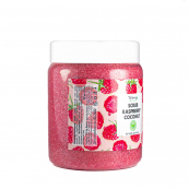Скраб для обличчя та тіла Top Beauty Raspberry Coconut з ароматом малини та кокосовою олією 250 мл. Зображення №3